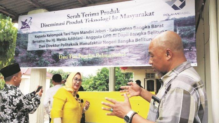Program Pengabdian Polman Babel & Anggota DPR-RI Serahkan Produk DPTM ke Kelompok Tani Tayu Mandiri Program Pengabdian Polman Babel & Anggota DPR-RI Serahkan Produk DPTM ke Kelompok Tani Tayu Mandiri