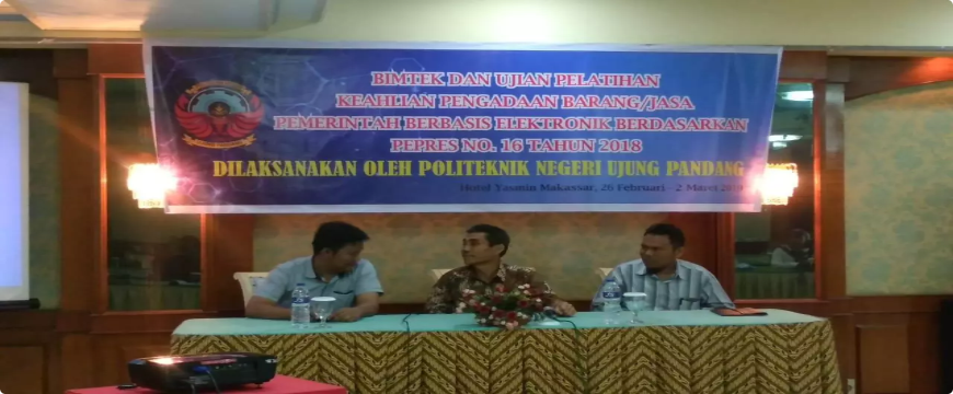 PNUP adakan Bimtek dan Ujian Pengadaan Barang Jasa PNUP adakan Bimtek dan Ujian Pengadaan Barang Jasa