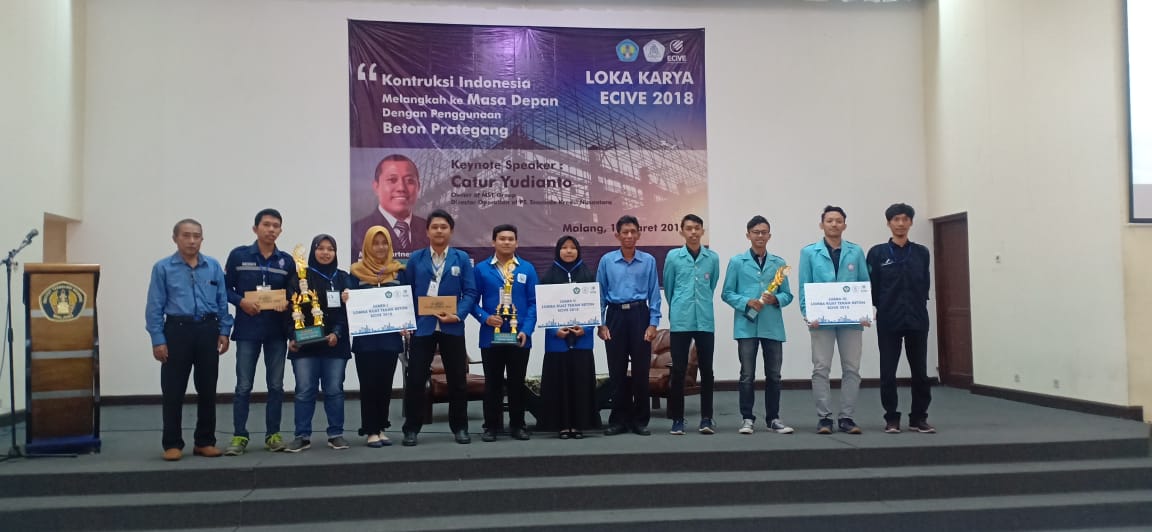 Jurusan Teknik Sipil Poliwangi Meraih Juara I Lomba Kuat Tekan Beton Nasional Jurusan Teknik Sipil Poliwangi Meraih Juara I Lomba Kuat Tekan Beton Nasional